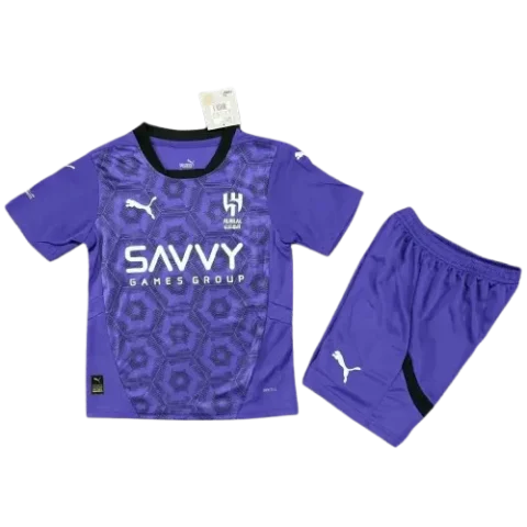 2024-25 Kids Al Hilal SFC Third Jersey(Shirt+Shorts)