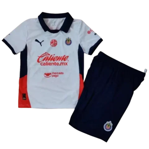2024-25 Kids Chivas Away Kit(Jersey+Shorts)