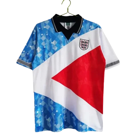 England 1990 Retro Soccer Jersey Mash-Up