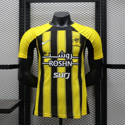 2024-25 Al-Ittihad Home Jersey Player Version