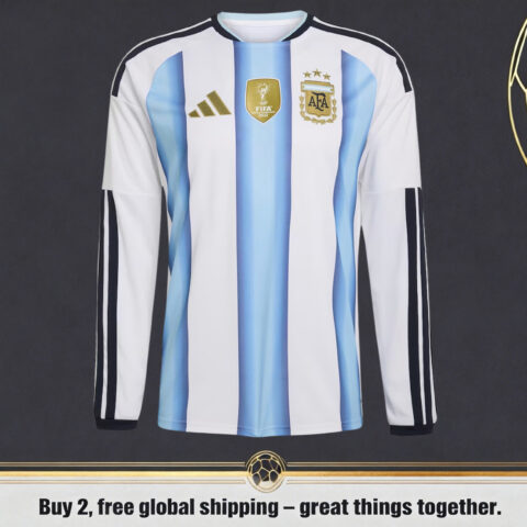 2026 FIFA World Cup Argentina National Team Player Edition Long-Sleeve Soccer Jersey