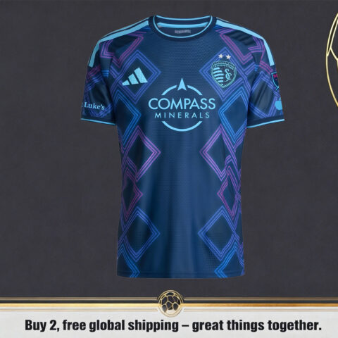 Menโs Sporting Kansas City 2026 adidas Blue Jersey