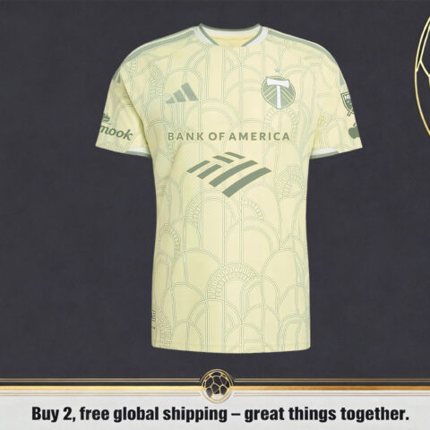 Men’s Portland Timbers 2026 adidas Yellow Jersey