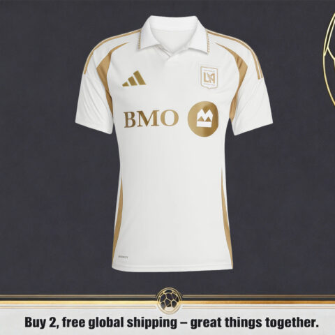 Menโs Los Angeles FC 2025 adidas White Jersey