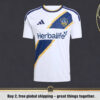 Men’s LA Galaxy 2026 adidas White V‑Jersey