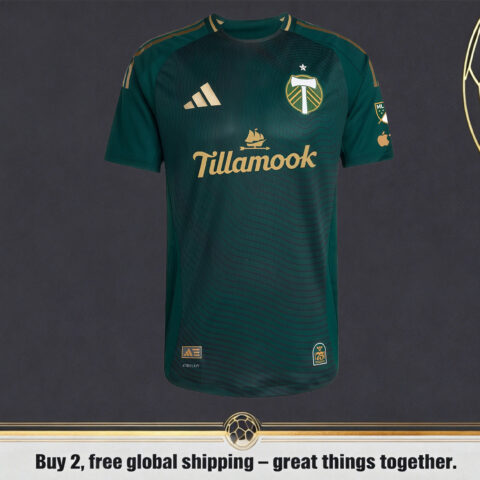 Men’s Portland Timbers 2025 adidas Green Jersey