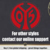 For other styles, contact our online support.